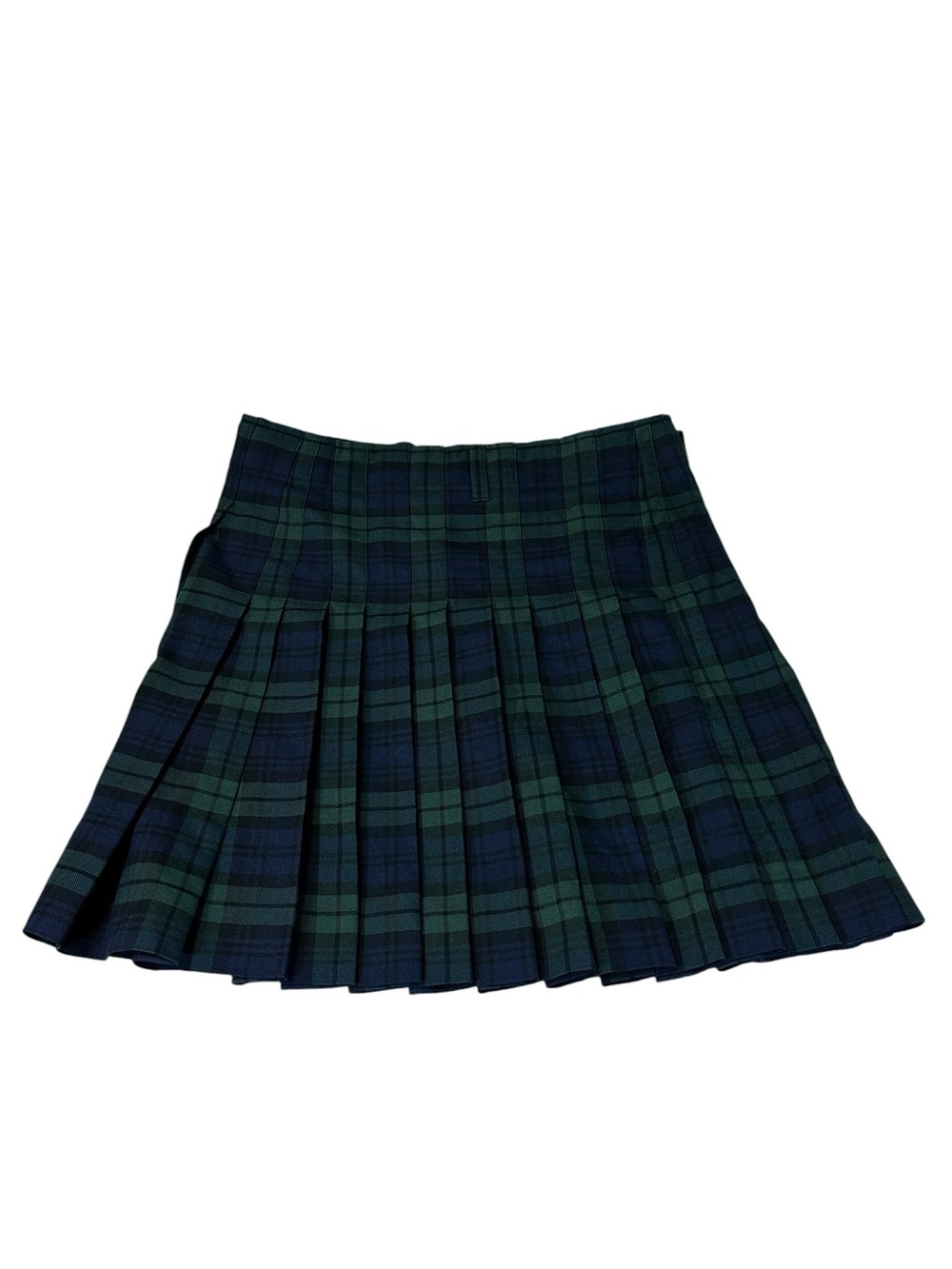 USA Kilts Black Watch Tartan Pleated Kilt Skirt Womens M Green Plaid Celtic